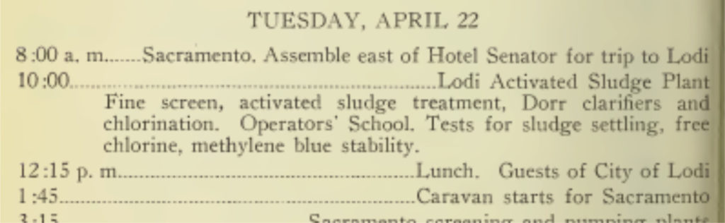 1930 Annual Caonference Tour Notice