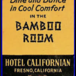 1943 Matchbook Cover from the Convention Hotel