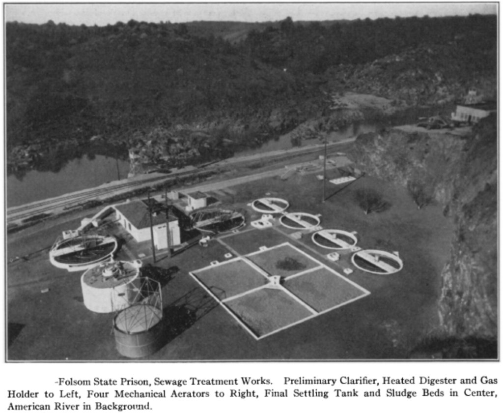 Folsom State Prison Sewage Treatment Plant 1932