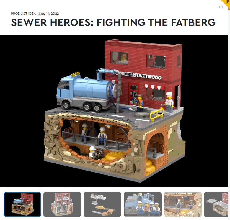 LEGO Ideas: Fighting the Fatberg