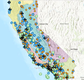 State Water Board Interactive PFAS Map
