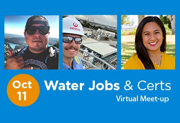 California Water Jobs and Certs Virtual Meet-up