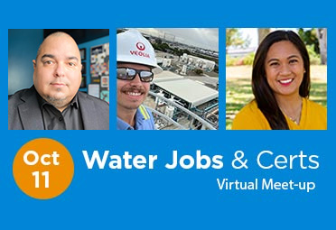 California Water Jobs and Certs Virtual Meet-up