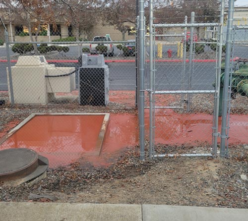 Stormwater Discharge by Rick Justice, City of Los Banos Public Works Operations Manager