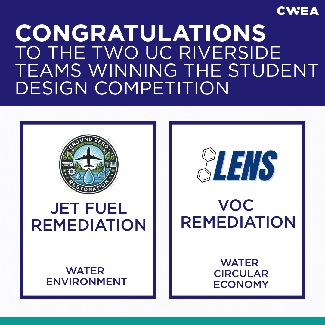 Double Victory! UCR Teams Win Big at CWEA Competition and Advance to WEFTEC